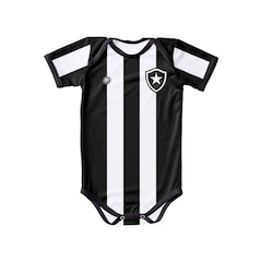 Body Torcida Baby Botafogo Listrado Proteção UV - Foto 1