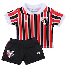 Kit Uniforme de Futebol Torcida Baby São Paulo Sublimado Infantil - Foto 1