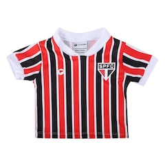 Kit Uniforme de Futebol Torcida Baby São Paulo Sublimado Infantil - Foto 2