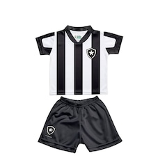 Kit Uniforme de Futebol Torcida Baby Botafogo Sublimado Infantil - Foto 1