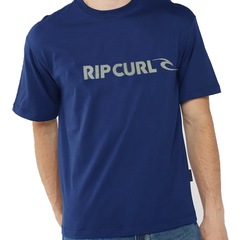 Camiseta Rip Curl New Icon Sphere Cobalto Masculina - Foto 3