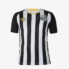 Camisa Do Santos Umbro Masculina Of.2 2025 (Torcedor) Nº10 C/Nome - Foto 1