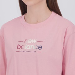Camiseta Cropped New Balance Reimagined Feminino - Foto 5