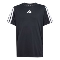 Camiseta adidas Essentials 3 Stripes Infantil - Foto 3