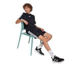 Camiseta adidas Essentials 3 Stripes Infantil - Foto 6
