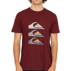 Camiseta Quiksilver Three Logo SM26 Masculina - Foto 1