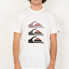 Camiseta Quiksilver Three Logo SM26 Masculina - Foto 1