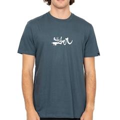 Camiseta Quiksilver Impaired Logo DNA PS SM26 Masculina - Foto 1