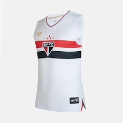 Camiseta Regata New Balance Torcedor Home Spfc 2025 Masculina - Foto 2