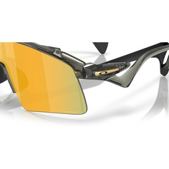 Óculos de Sol Oakley Stunt Wing Grey Smoke Prizm 24k - Adulto - Foto 5
