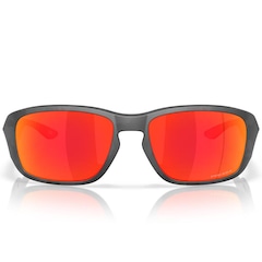 Óculos de Sol Oakley Tourniquet Matte Black Camo Prizm Ruby - Unissex - Foto 3