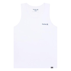 Camiseta Regata Hurley Classic SM26 Masculina Branco - Foto 1