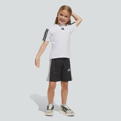 Conjunto adidas Essentials 3 Stripes Infantil - Foto 3