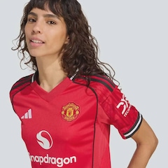 Camisa Manchester United Home 2026 adidas 10 Cunha Feminina - Foto 5