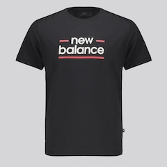 Camisa New Balance Linear Lines Masculina - Foto 1