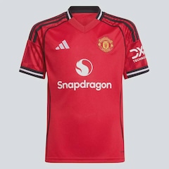 Camisa Manchester United I 2026 adidas 10 Cunha Infantil - Foto 2