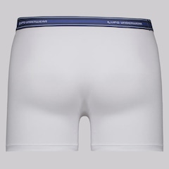 Kit 3 Cuecas Lupo Boxer com Elastano Masculina - Foto 3