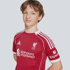 Camisa Liverpool I 2026 Adidas 11 M.Salah Infantil - Foto 6
