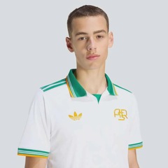 Camisa Roma III 2026 43 Wesley adidas Masculina - Foto 4