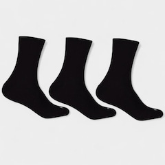 Kit 3 Pares Meia Hoahi Cano Alto Unissex - Foto 1