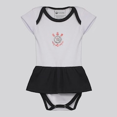Body Vestido Corinthians Infantil - Foto 1