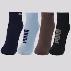 Kit 4 Pares de Meia Puma Cano Baixo Sortidas - Foto 2