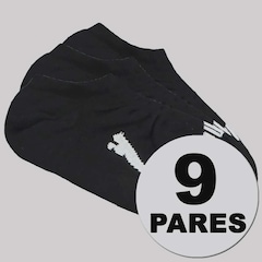 Kit 9 Pares de Meia Puma Sapatilha Feminina - Foto 1