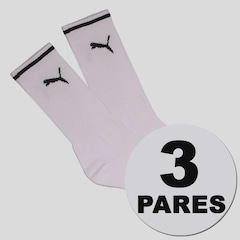 Kit 3 Pares de Meia Puma Cano Longo Unissex - Foto 1