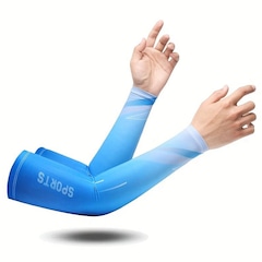 Manguito Longo Térmico e Compressão Gold Sports Dry Proteção Solar Uv+50 - Adulto - Foto 1