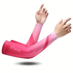 Manguito Longo Térmico e Compressão Gold Sports Dry Proteção Solar Uv+50 - Adulto - Foto 1