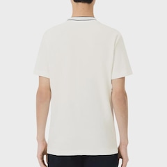 Camiseta Lacoste Piqué com Gola Listrada Masculina - Foto 2