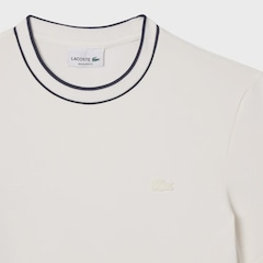 Camiseta Lacoste Piqué com Gola Listrada Masculina - Foto 5