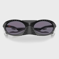 Óculos de Sol Unissex Oakley Plantaris Matte Black Prizm - Foto 5