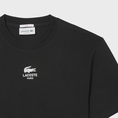 Camiseta Lacoste com Estampa Assinada Noir Unissex - Foto 2