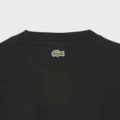 Camiseta Lacoste com Estampa Assinada Noir Unissex - Foto 3