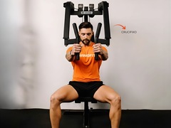 Peck Deck Fly Articulado Yangfit Voador Peitoral Dorsal - Foto 3