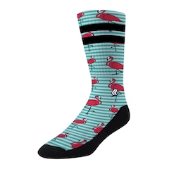 Meia Esportiva Lurk Flamingos Cross - Adulto - Foto 3