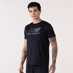 Camiseta New Balance Multi Color Performance Masculina - Foto 2