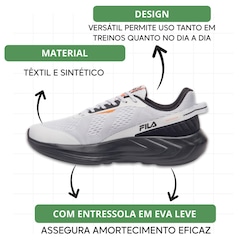 Tênis Masculino Fila Diffusion - Foto 3