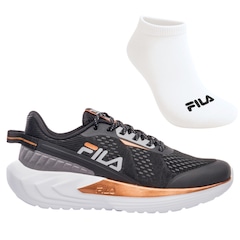Kit Tênis Feminino Fila Diffusion + Meia - Foto 1