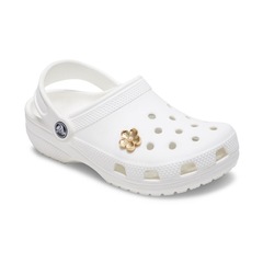 Jibbitz Crocs Flor Dourada com Pérola - Foto 2