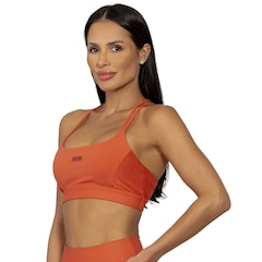 Top Fitness Run More Mix Texture Feminino - Foto 3