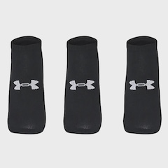 Kit 3 Pares de Meia Under Armour Core Cotton Cano Invisível Unissex - Foto 1