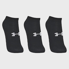 Kit 3 Pares de Meia Under Armour Core Cotton Cano Invisível Unissex - Foto 2