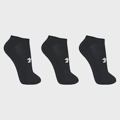 Kit 3 Pares de Meia Under Armour Core Cotton Cano Invisível Unissex - Foto 3