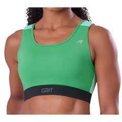 Top Fitness Authen Grit Bossa Ajustável Reto 1 Bolso Feminino - Foto 1