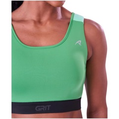 Top Fitness Authen Grit Bossa Ajustável Reto 1 Bolso Feminino - Foto 3