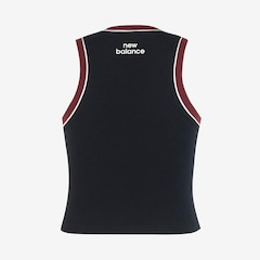 Camiseta Regata Cropped do São Paulo X New Balance Feminina - Foto 3