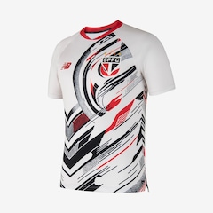 Camisa Pré-jogo do São Paulo 25 New Balance Masculina - Foto 2