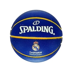 Mini Bola de Basquete Spalding Spaldeen Real Madrid - Foto 1